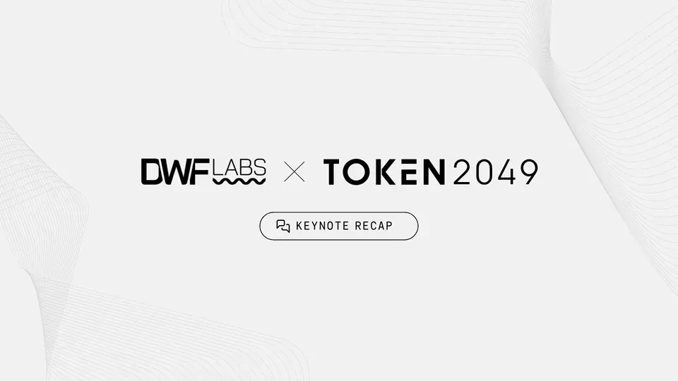 Andrei Grachev, Managing Partner of DWF Labs, speaking at TOKEN2049 Dubai 2024 on the DWF Labs stage
