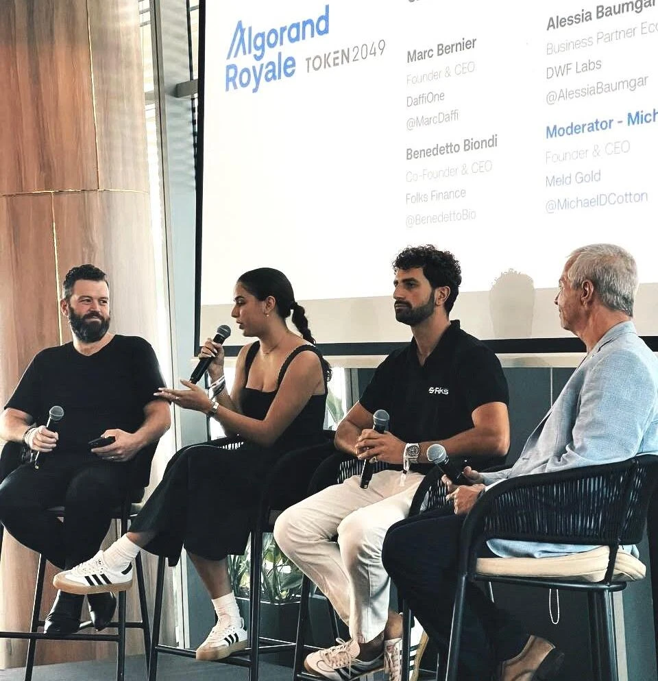 Alessia Baumgartner at Algorand Royale at TOKEN2049, Singapore 2024