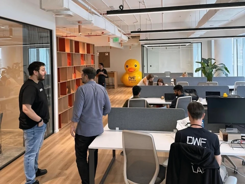 DWF Labs’ newly opened office in Dubai, UAE
