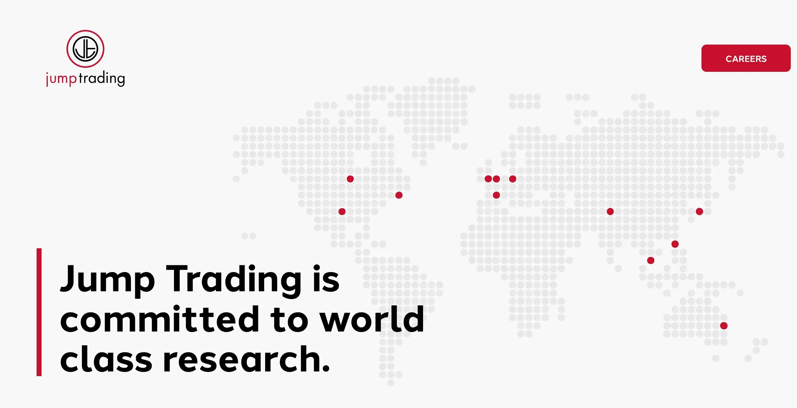 Jump Trading website homepage. Source: Jump Trading