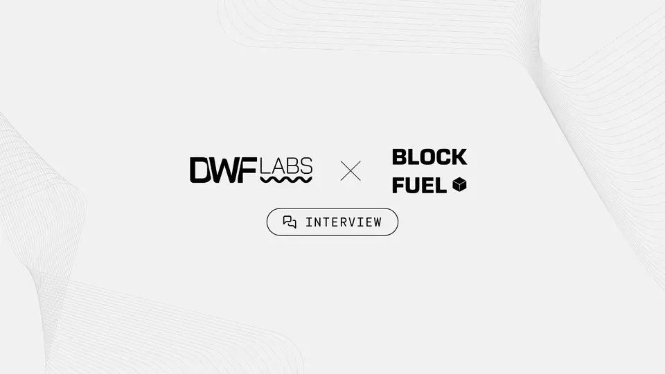 DWF Labs Poster interview with Block Fuel during ETHDenver.