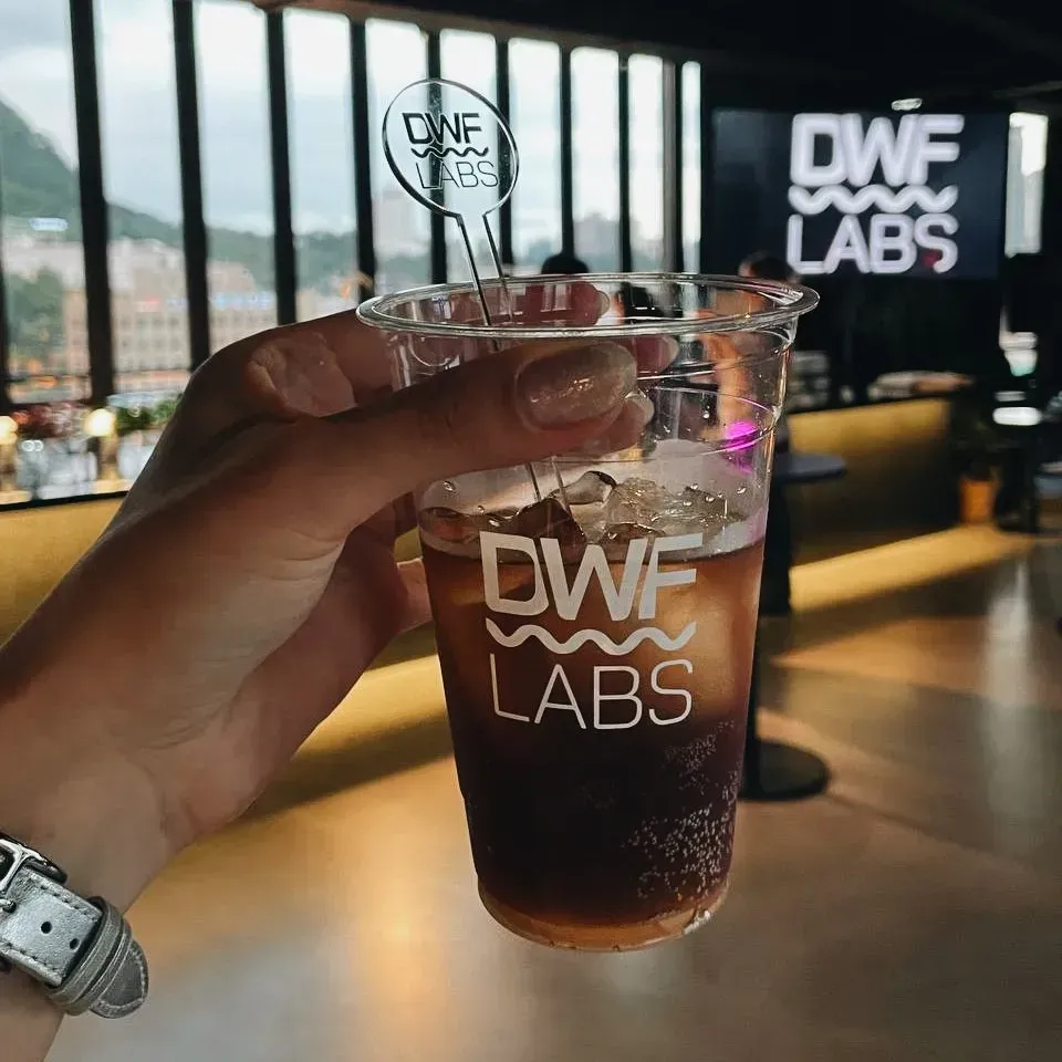 DWF Labs Haus Coffee Cup Logo at Afterhours KBW