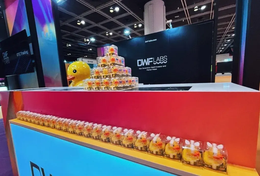 DWF Labs Duck Booth at Hong Kong Web3