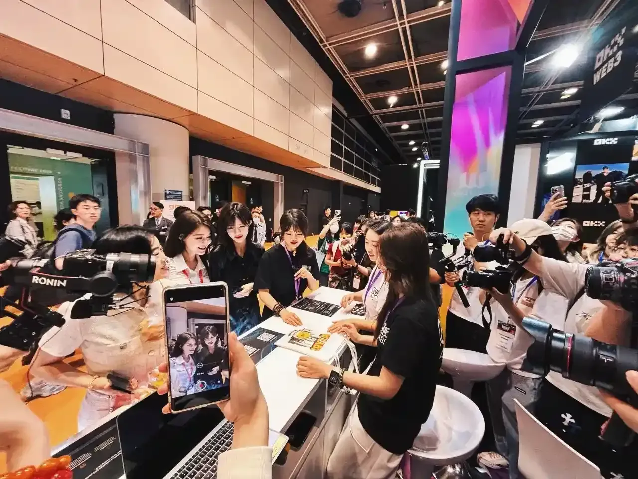 DWF Labs's team at Hong Kong Web3 Festival.