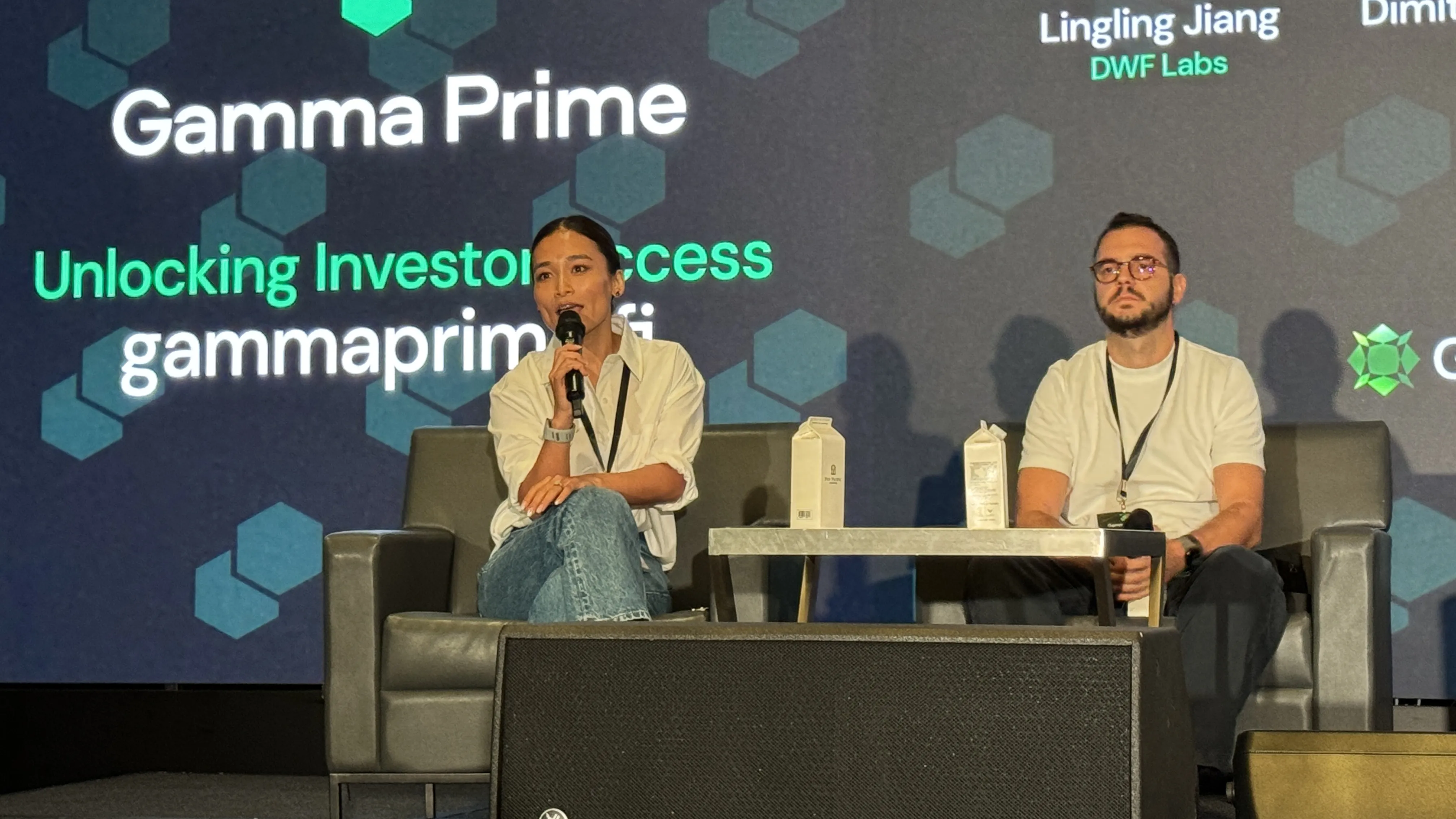 DWF Labs' Partner Lingling Jiang at the Tokenized Capital Summit during TOKEN2049 Singapore 2025