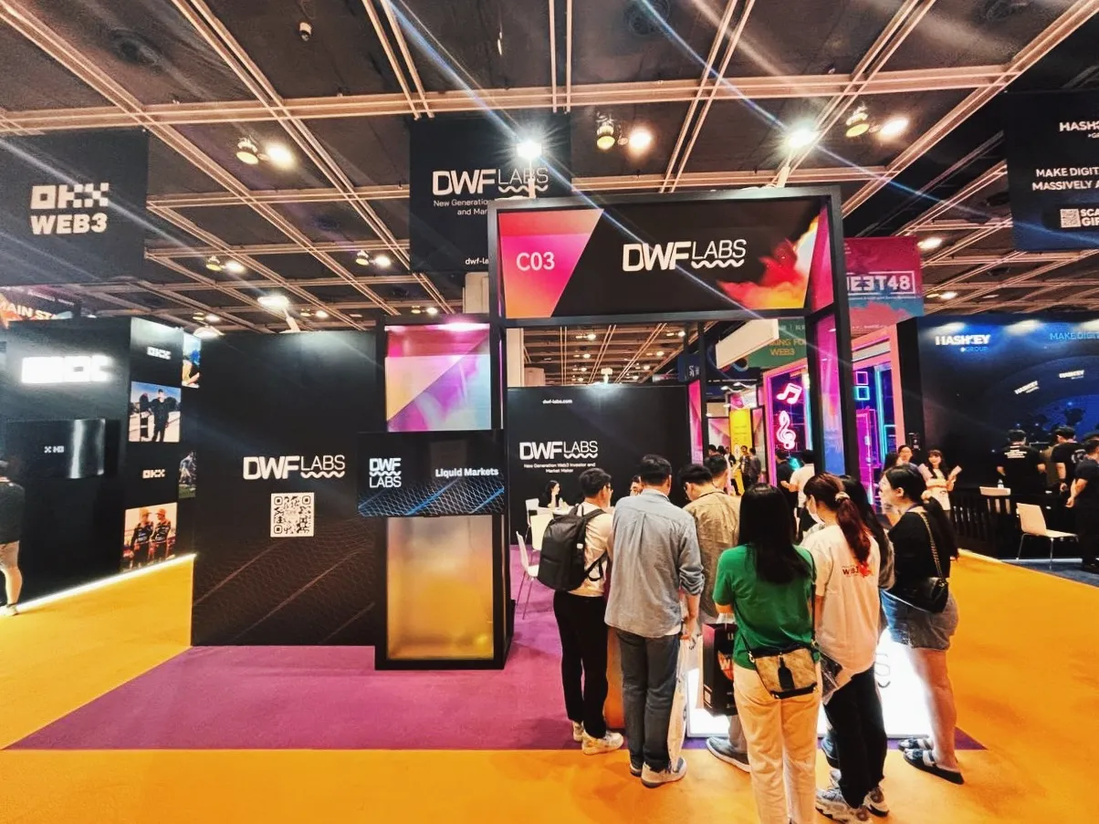 dwf labs web3 hongkong booth queue