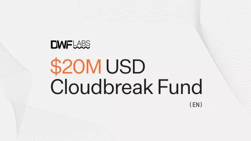 DWF Labs's $20M USD Cloudbreak Fund Achieves Milestone: Over 90 Project Submissions and Growing