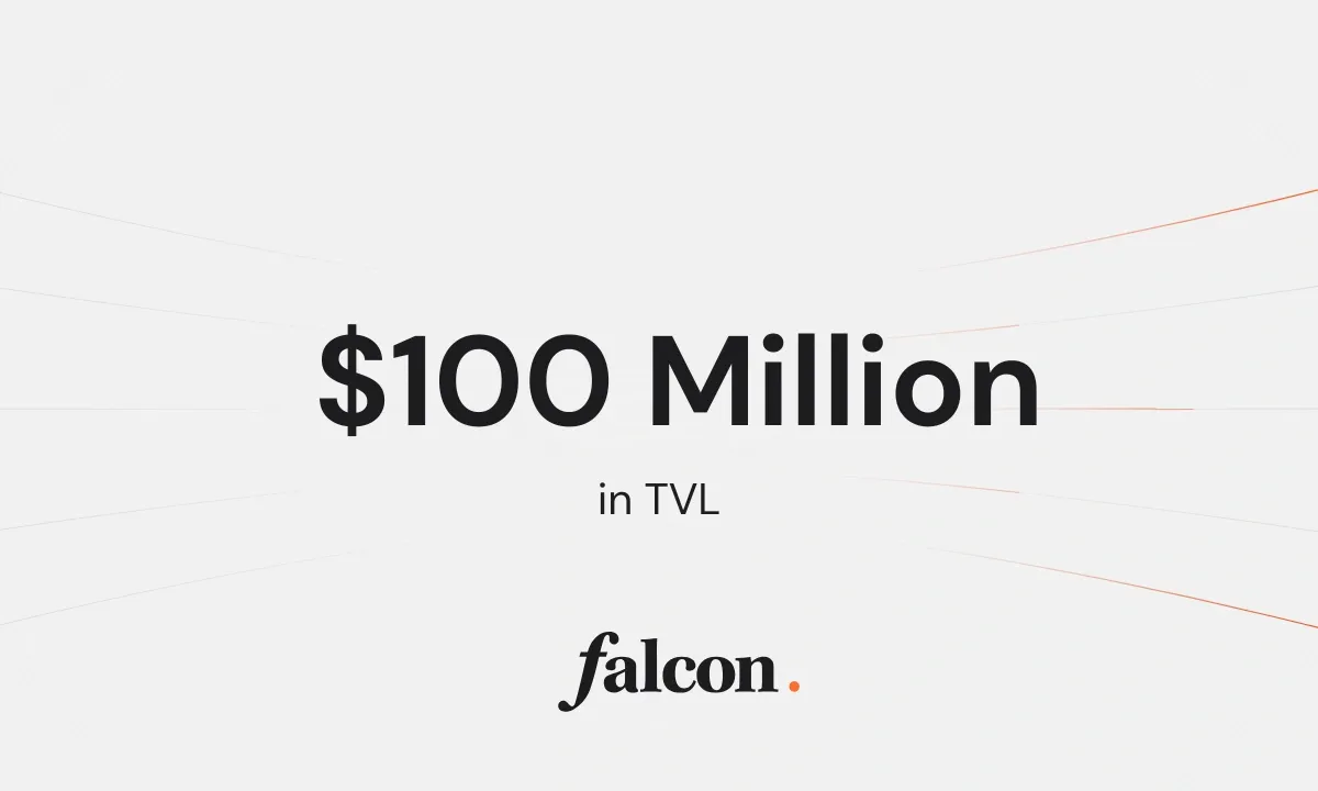 Falcon 100M TVL Banner